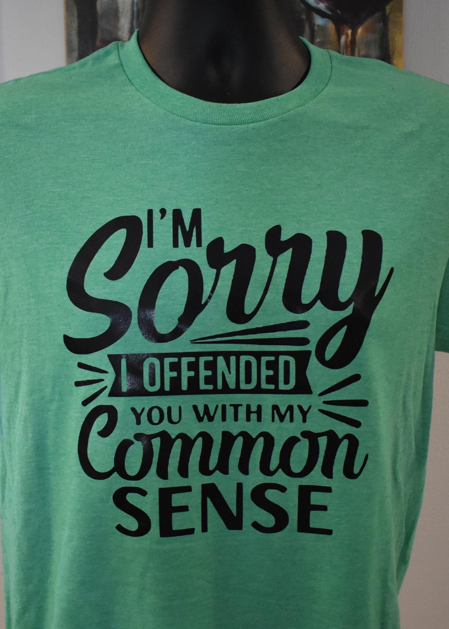 "Sorry I Offended You with Your Common Sense" T-Shirt – Funny Sarcastic Graphic Tee